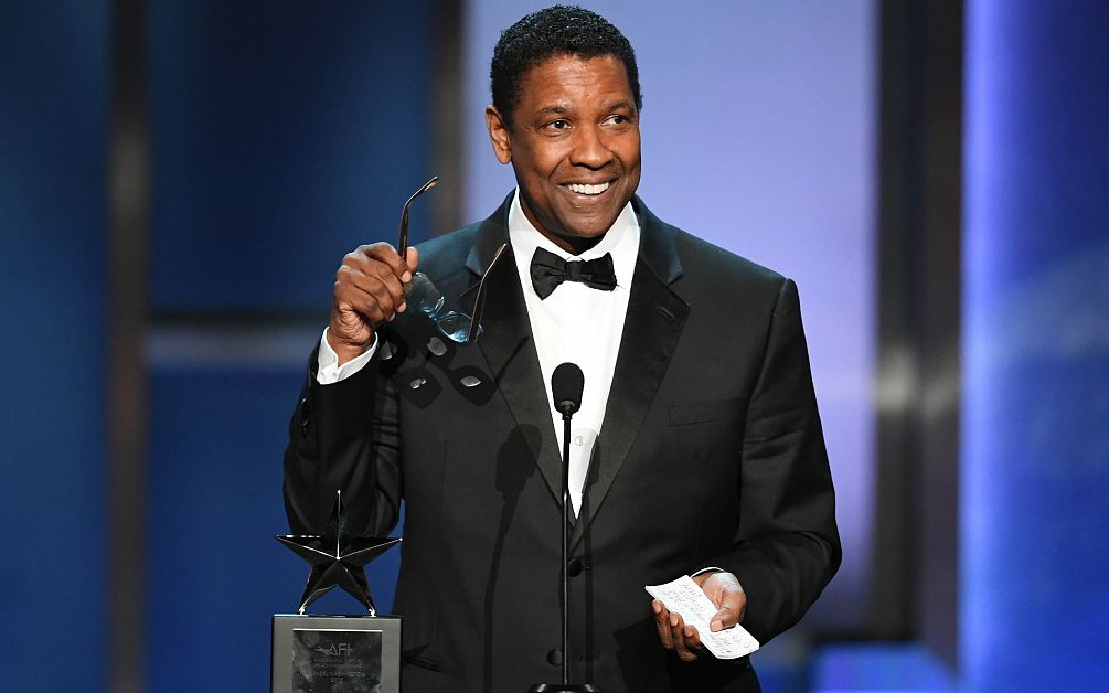 丹泽尔·华盛顿获美电影学会终身成就奖，他曾两夺小金人|丹泽尔|终身成就 