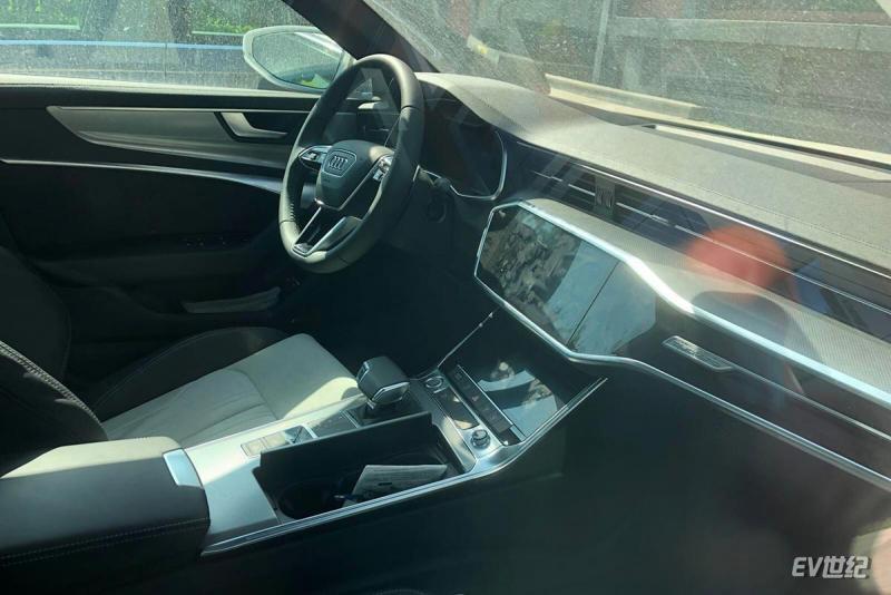 奥迪全新一代A6L e-tron谍照 贴“55 e-tron”尾标/接近量产