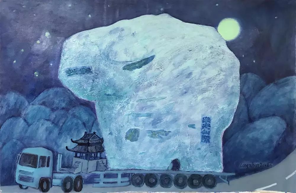 潮展览 | 重走1.3万公里画错过的风景，“野生艺术家”孔龙震个展登陆上海