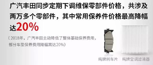 热销车型和维保零件价格都下调?广汽丰田的官降十分不一样!