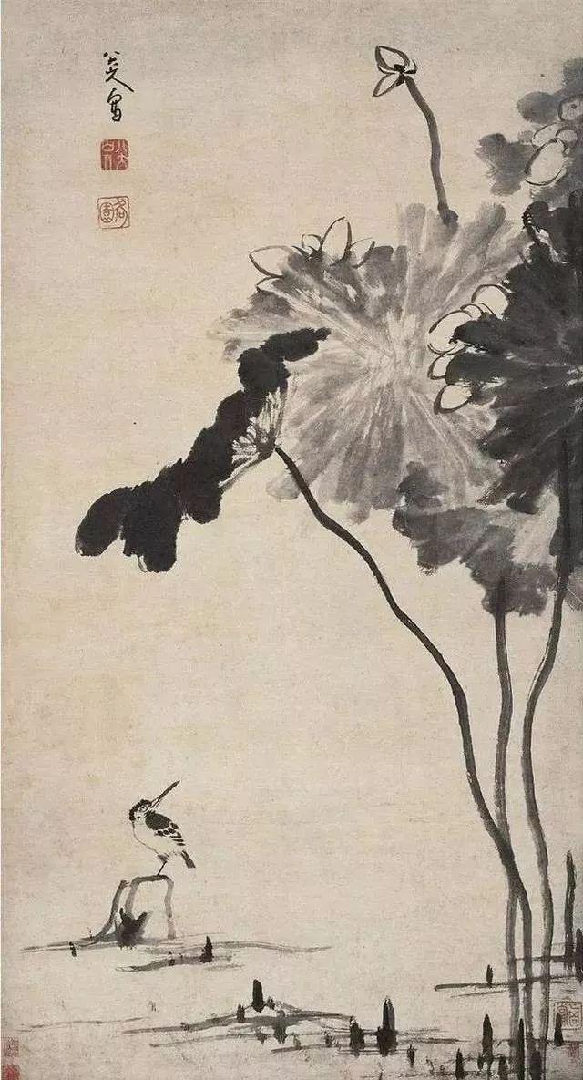 清 朱耷 (八大山人) 山水圖 冊|Landscape album - PICRYL
