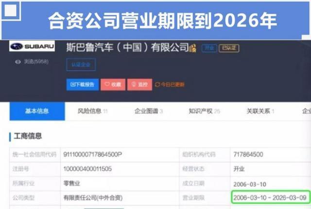 斯巴鲁中国,母公司申请“破产”,成为第二个铃木