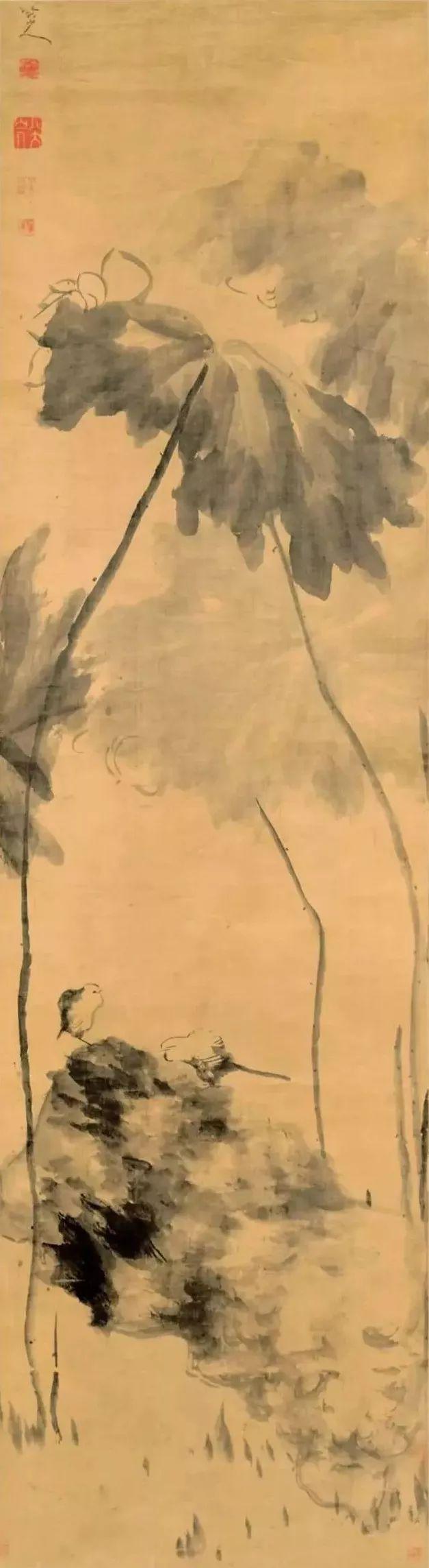 八大山人笔下的荷,可乘凉!