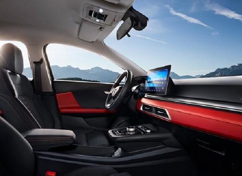 比亚迪e2内饰官图发布 7月中旬上市