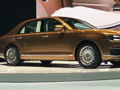 俄罗斯总统座驾Aurus S600轿车日内瓦车展实拍