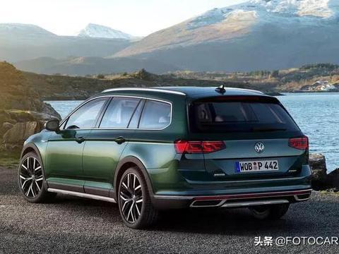 全新大众帕萨特Alltrack实拍，白色内饰质感满分，这旅行车太帅