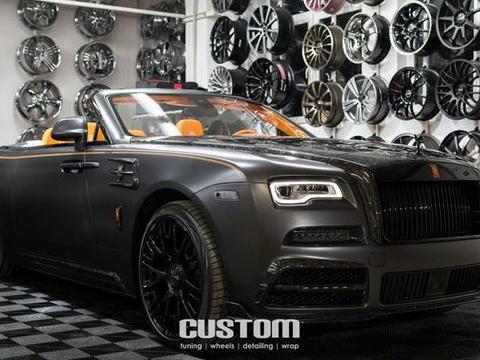 劳斯莱斯轿车改装，上mansory套件真帅气