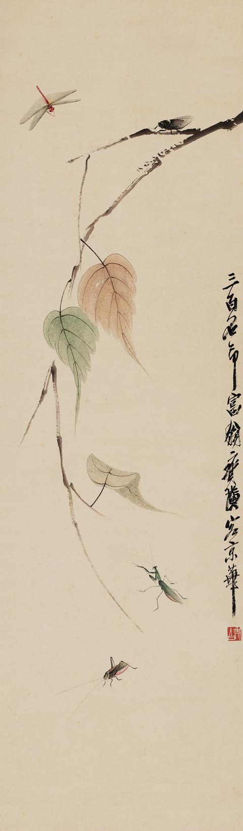 齐白石:为万虫写生