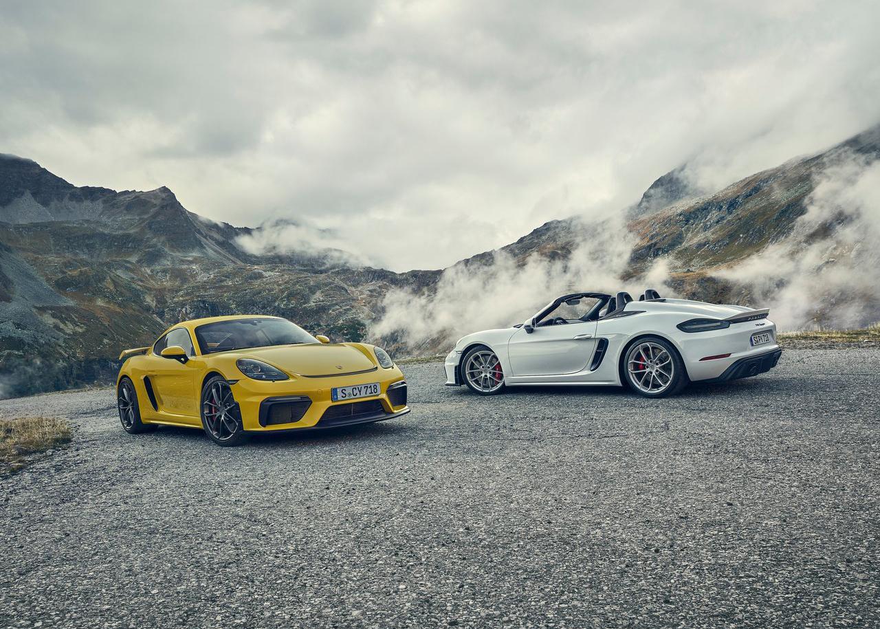 自吸&手动挡!保时捷718 Cayman GT4/Spyder官图发布!