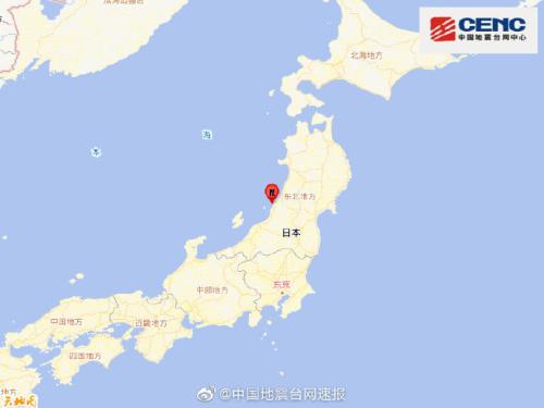 日本本州西岸近海发生6.5级左右地震。