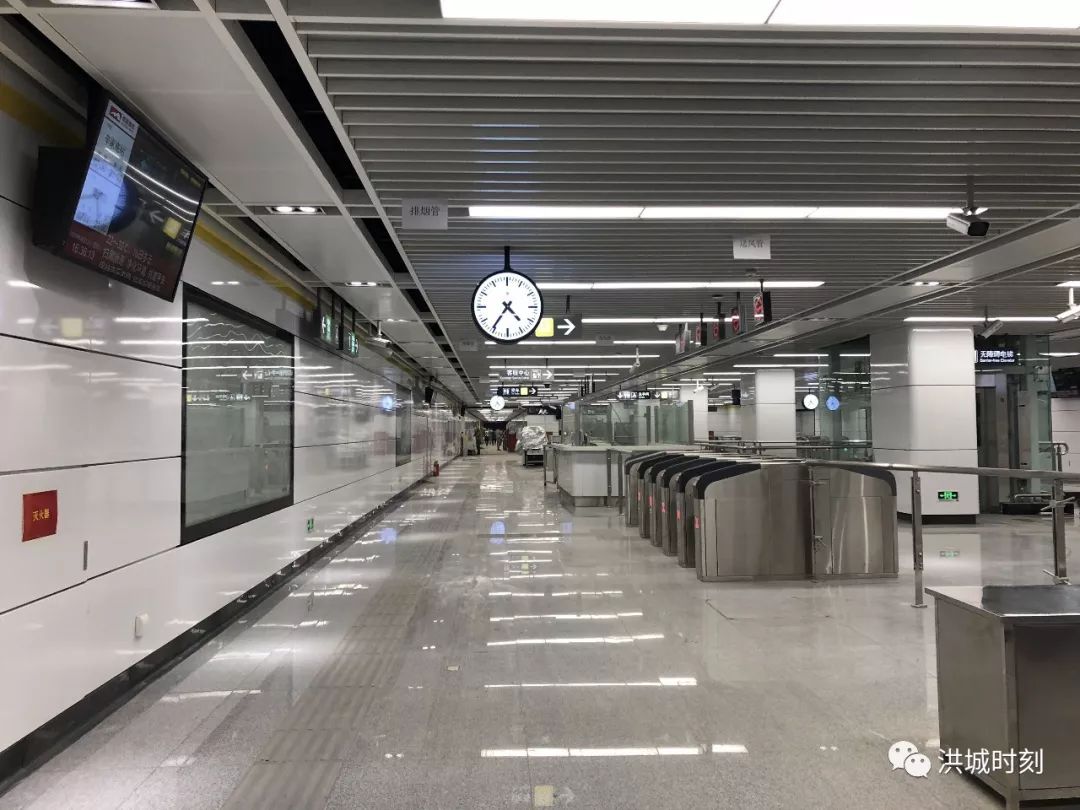 那抹“蓝”来了！南昌地铁3号线首个车站装修全景呈现！仿佛看到了通车后的场景~~（洪城时刻）