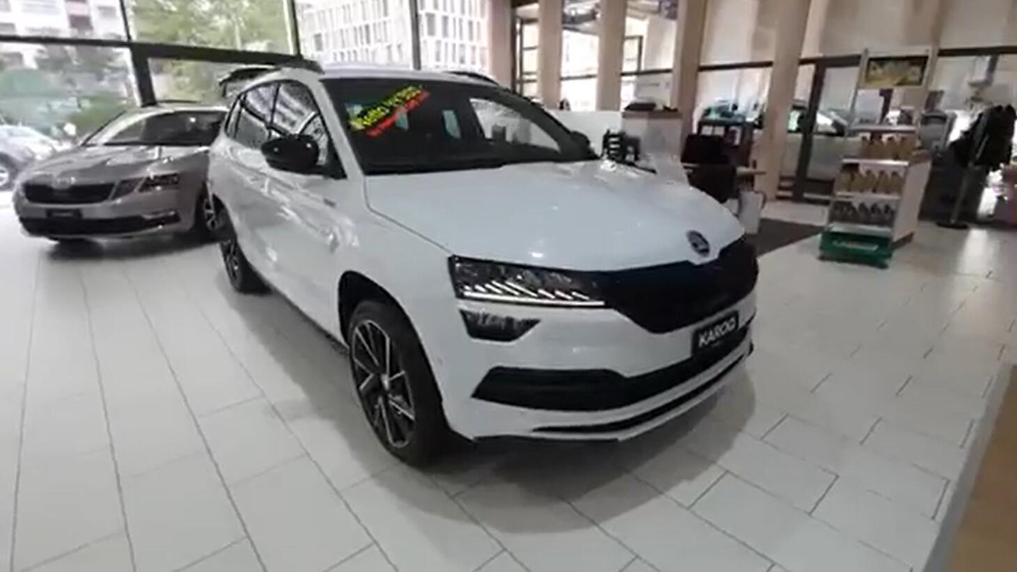 斯柯达的运动版不同于GTI 19款柯珞克sport 版本到店实拍