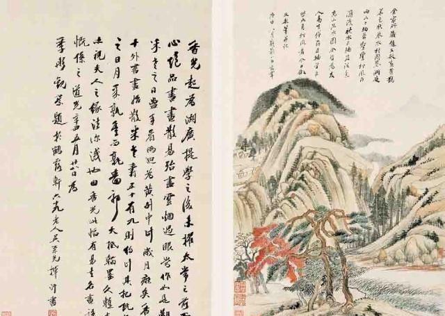 在上海董其昌书画展,鉴赏明代上海绘画大家的大作和理论