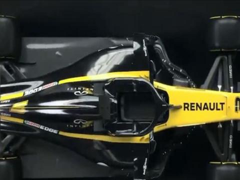 雷诺车队，设计感十足的车身，档次感十足