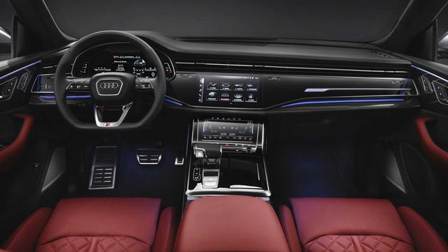 奥迪SQ8官图曝光,内饰三块液晶屏,搭4.0T V8+8AT最大435马力