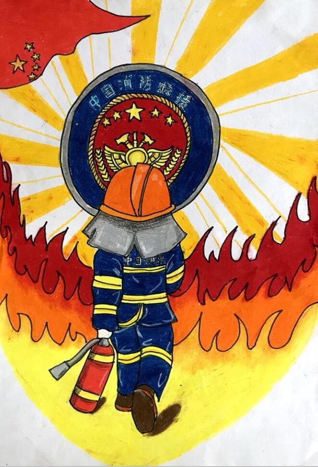 三明市第四届"我是小小消防员"大赛绘画作品选登