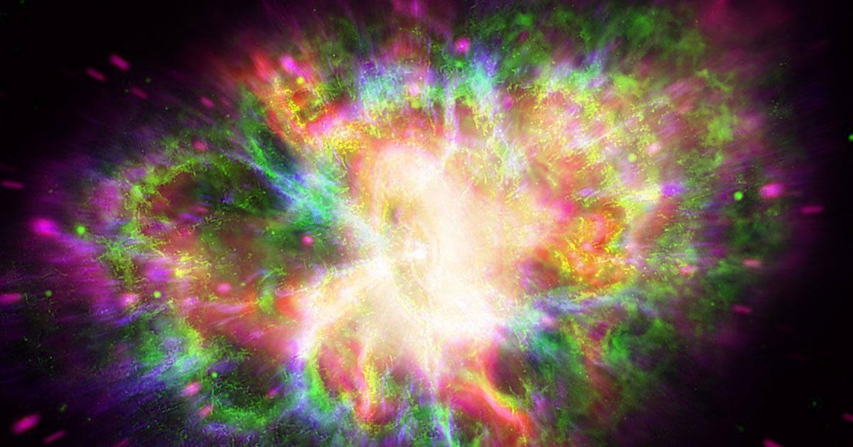 蟹状星云以有史以来最高的能量光撞击地球