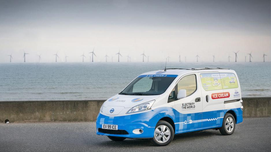炎炎夏日,我们需要一台日产e-NV200电动冰淇淋车