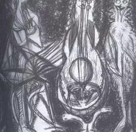 毕加索临摹中国画作品,值得一看