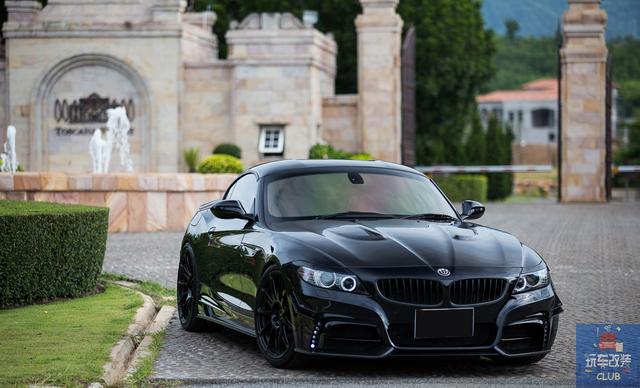 这才是真正的"黑武士"改装!宝马bmw z4!