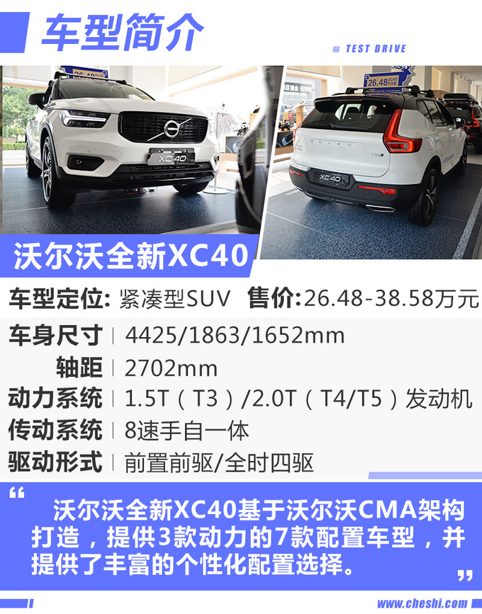 保持高品质,起售价降5万,沃尔沃全新XC40到店实拍