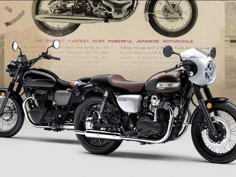 2019款川崎复古W800来了，你们要的猪头复古车，8月见！