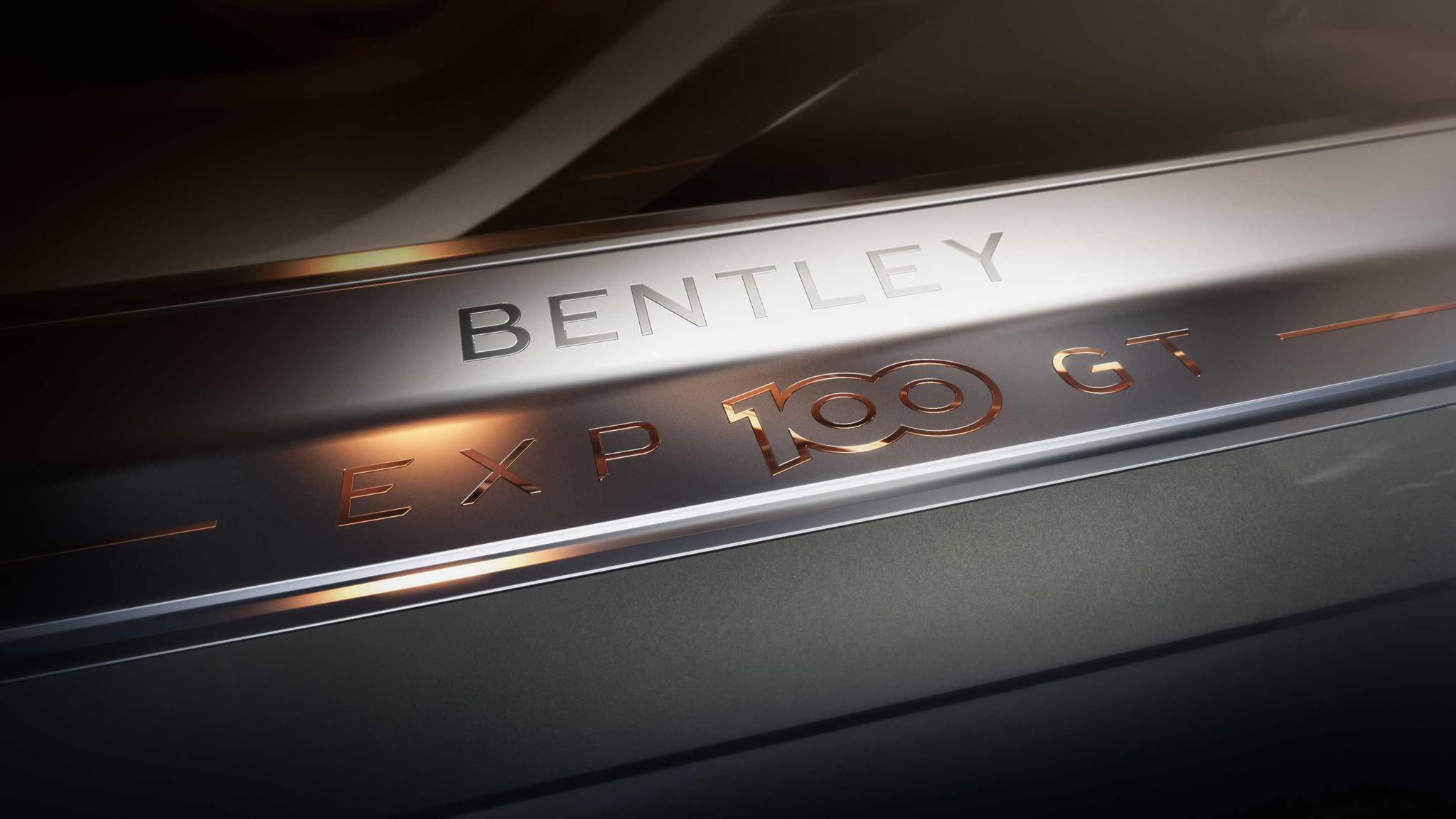 宾利 EXP 100 GT概念车将亮相于7月10日宾利百年华诞