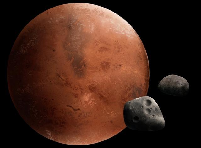 nasa研究显示太阳喷发使火星卫星表面充满电场,甚至高达几百伏
