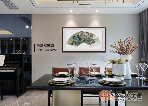 餐厅装饰搭配学:氛围搭配的恰到好处的餐厅装饰挂画!