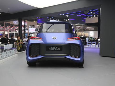造型前卫，丰田RHOMBUS EV概念车，上海国际车展实拍！