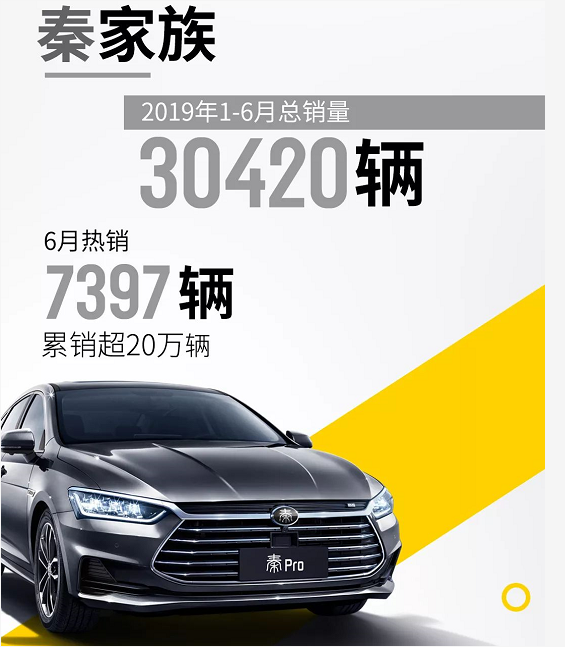 比亚迪上半年销量跑赢大盘,王朝系列火热之外,另有一黑马杀出