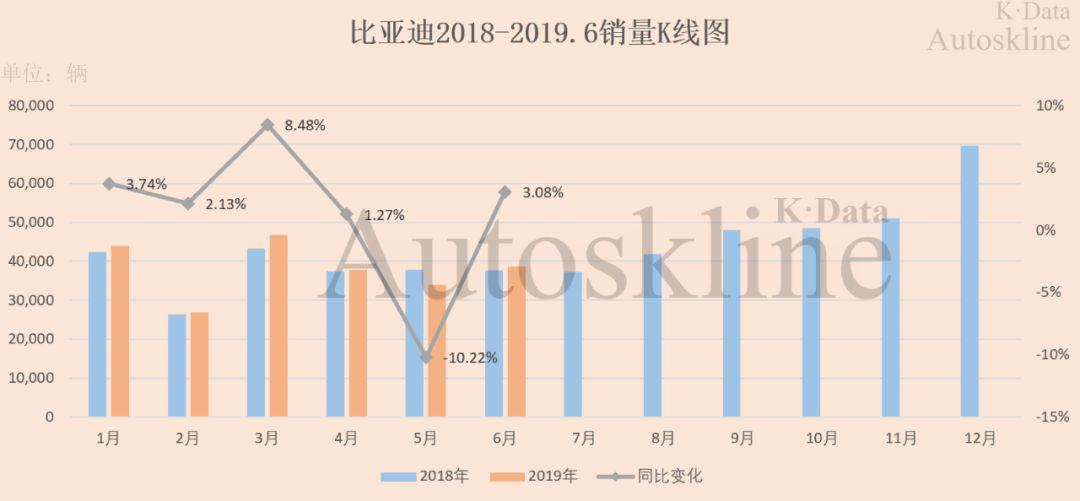 比亚迪：纯电乘用车遭“反超”，半年完成目标三成任重道远