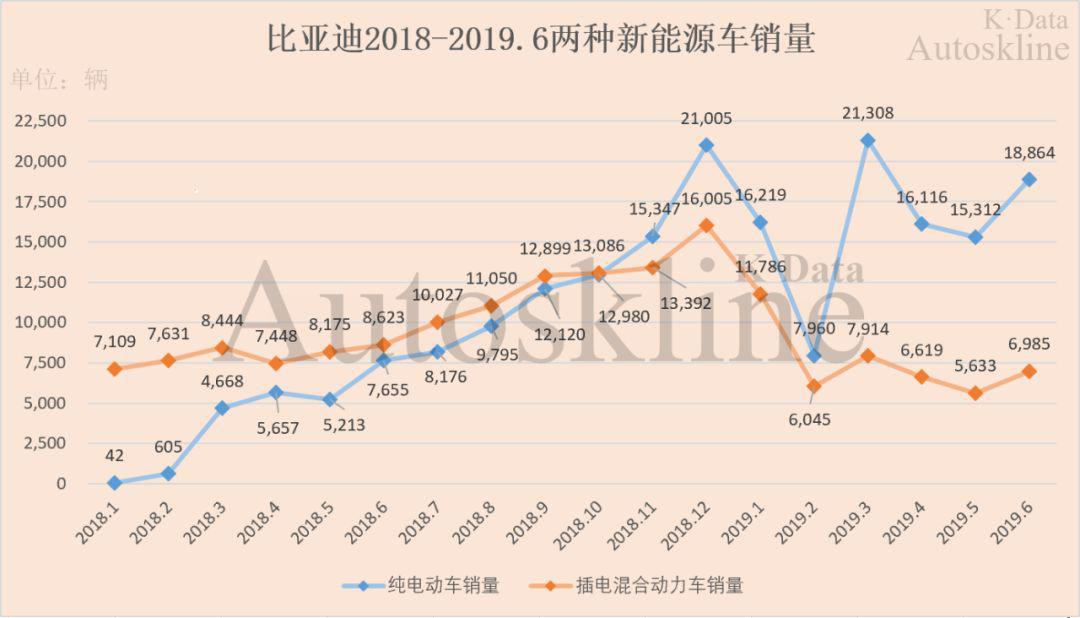 比亚迪：纯电乘用车遭“反超”，半年完成目标三成任重道远