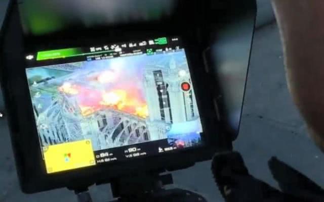 无人机捕获实时图像 图片来源：Durscher推特