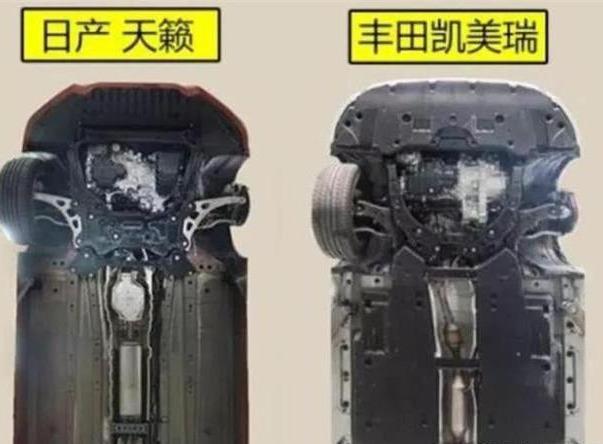 丰田和日产到底多大差距?拆开天籁和凯美瑞的底盘,车主脸都绿了
