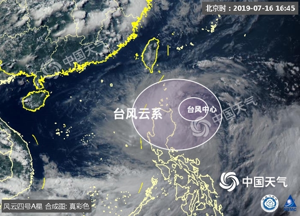 台风丹娜丝生成 将会给台湾、福建、浙江等地带来猛烈风雨