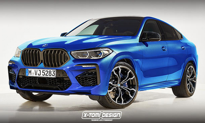 GLS63的对手来了,2020款宝马X6M谍照,多个M比X6贵100万