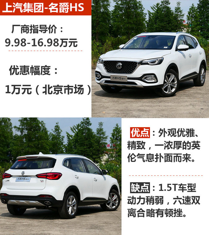 国产车只能看性价比？这三款高颜值SUV，也只卖10万块！