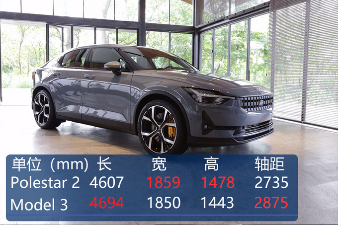 电动性能车该怎么设计？对标特斯拉model 3的Polestar 2会告诉你！