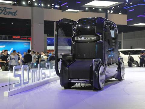 丰田e-Calm 02 共享移动概念车，上海国际车展实拍！