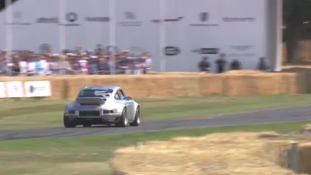 保时捷911 Singer DLS，2019好木头爬山赛行驶表现展示