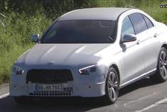 新款奔驰E级三厢/旅行版谍照视频