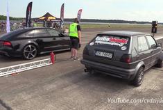 【宝刀未老】Volkswagen Golf Mk2挑战Audi R8 V10