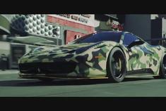 一台大网红，Bape 迷彩 法拉利 458