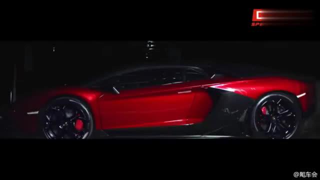 兰博基尼，7019定制火焰红，这真是一款能吸人眼球的车啊！