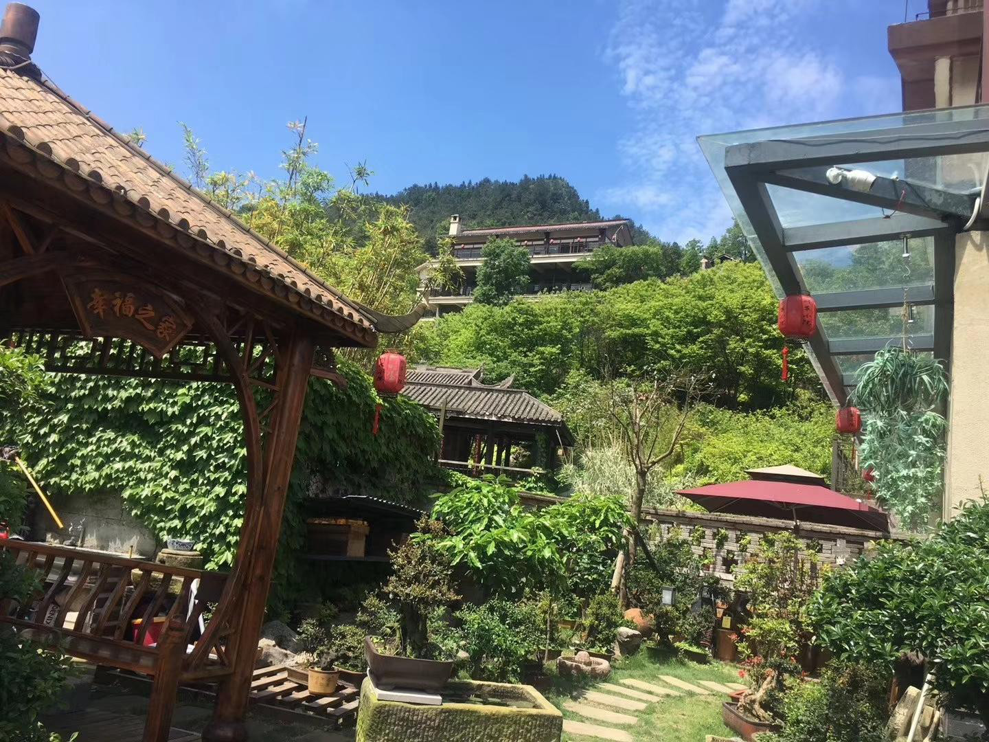 重庆周边避暑房,黑山谷上谷院中国风四合院度假避暑房
