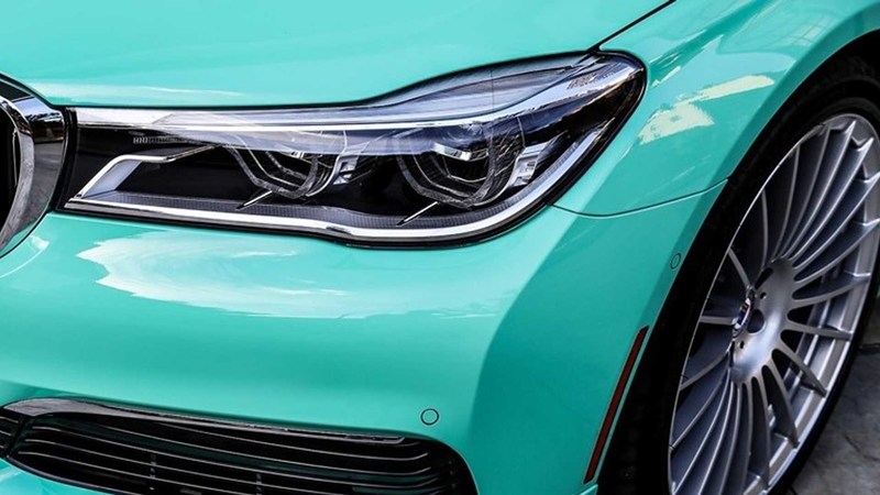 Alpina B7薄荷绿涂装车型图片曝光,极具少女心