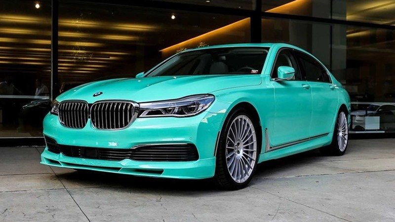 Alpina B7薄荷绿涂装车型图片曝光,极具少女心
