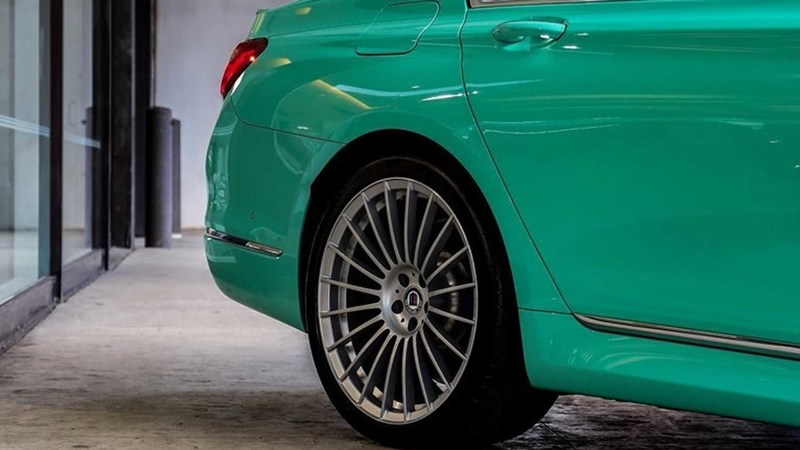 Alpina B7薄荷绿涂装车型图片曝光,极具少女心