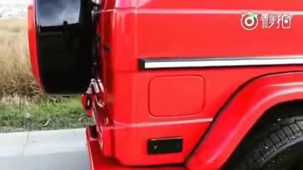 aux727 全民评车魁梧霸气改装版奔驰G级AMG细节展示